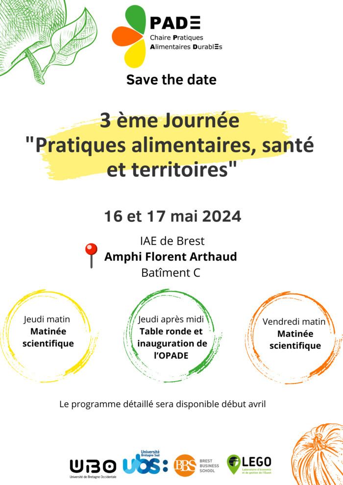 Inauguration de l'OPADE (observatoire de la confiance dans les pratiques alimentaires durables).