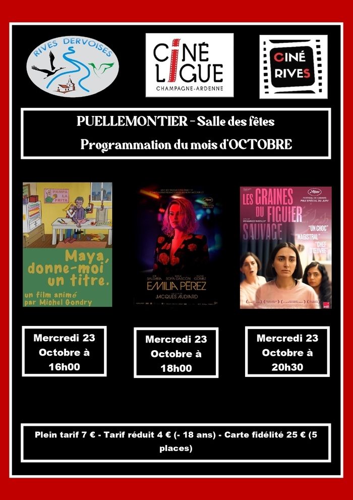 Ciné Rives propose 3 séances de cinéma