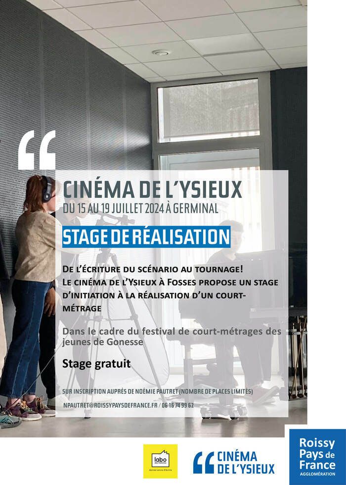 Venez créer le film de vos rêves pendant une semaine