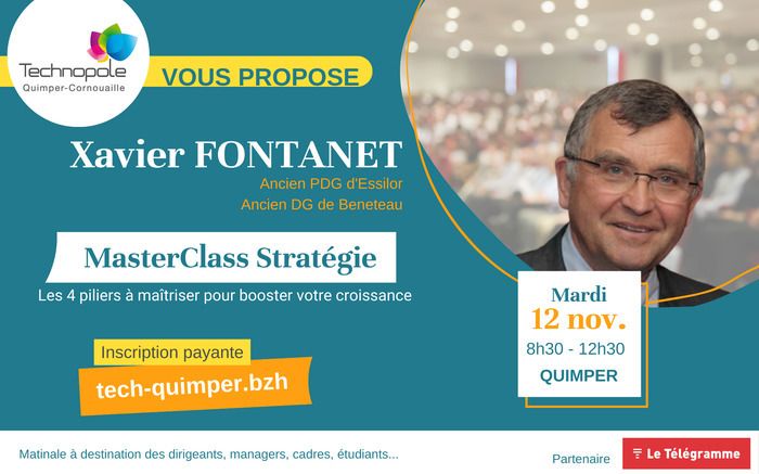 Inscription ouverte pour la MasterClass Stratégie