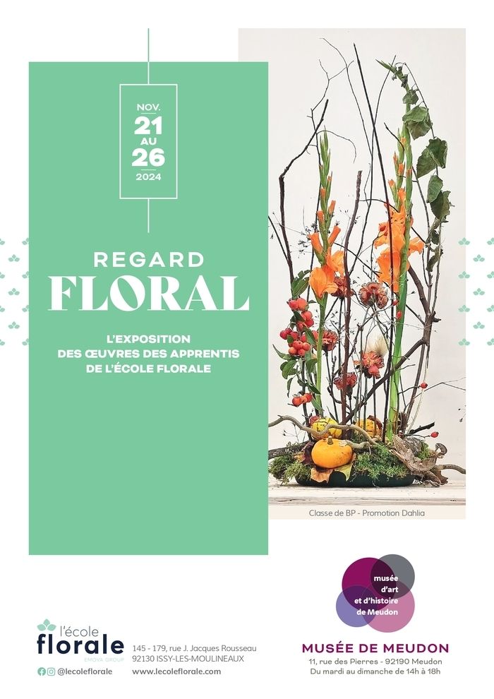 Du 21 au 26 novembre, découvrez « Regard floral », l’exposition des travaux des apprentis de L’École Florale Emova Group d’Issy-les-Moulineaux.