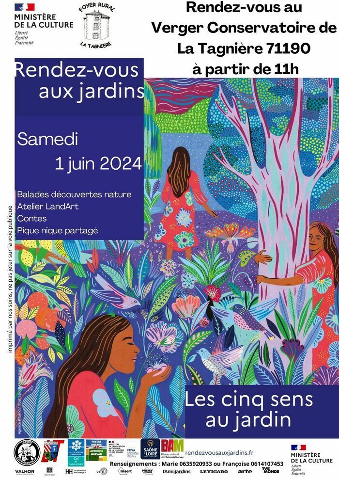 Anlässlich der Rendez-vous aux jardins 2024 können Sie einen Tag im Garten im Obstgarten der Gemeinde La Tagnière verbringen. Ab 11 Uhr begrüßen wir Sie, Sie können genießen...