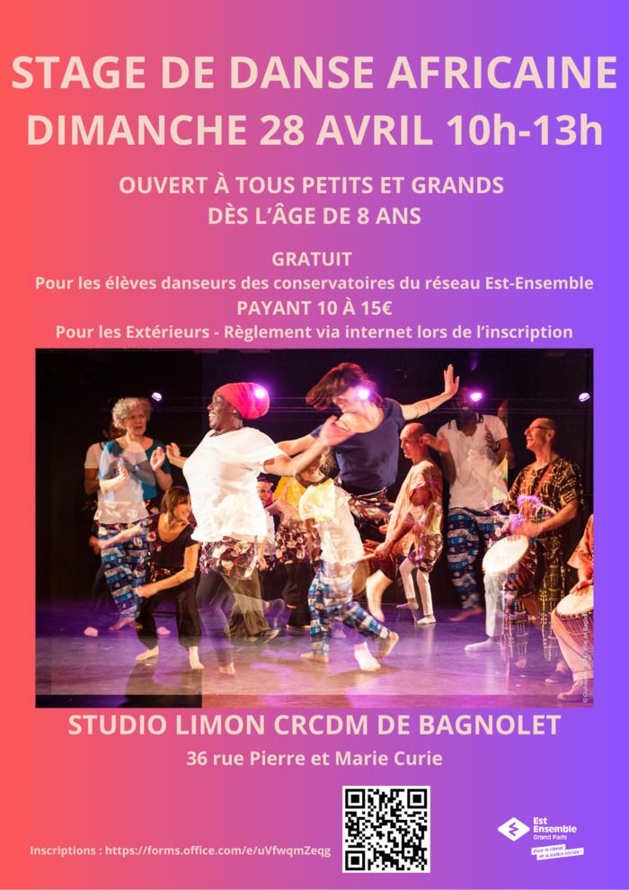 Bienvenue au conservatoire de Bagnolet, dans le cadre de "La danse en festival !"