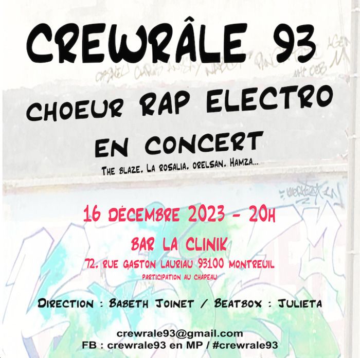 Venez découvrir la chorale CrewRâle 93, qui réinterprète des morceaux de rap et d'électro !