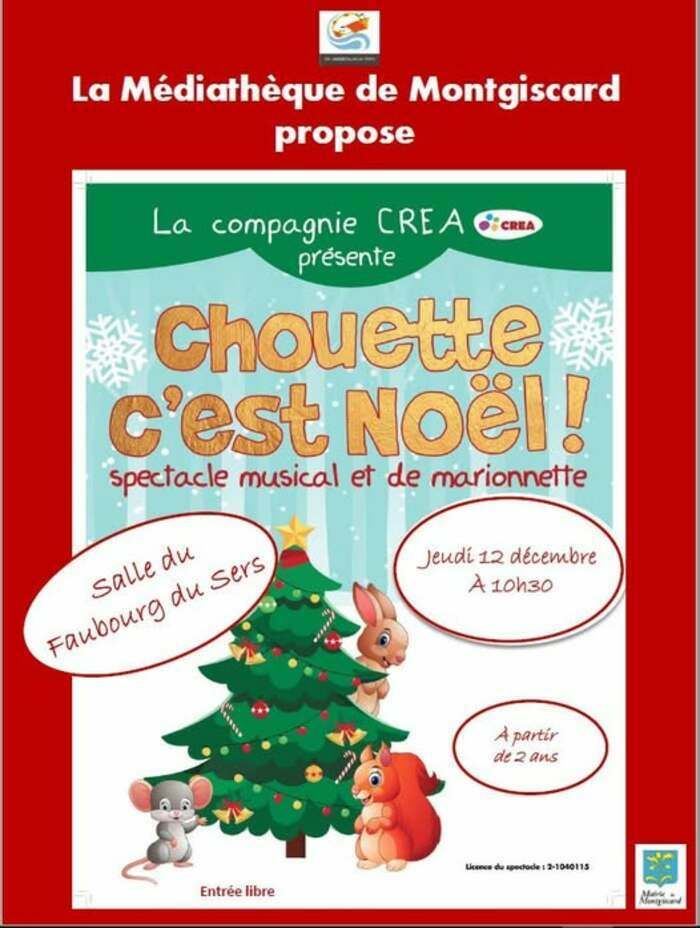 Spectacle de fin d'année (Cie Crea) proposé par la Médiathèque municipale de Montgiscard