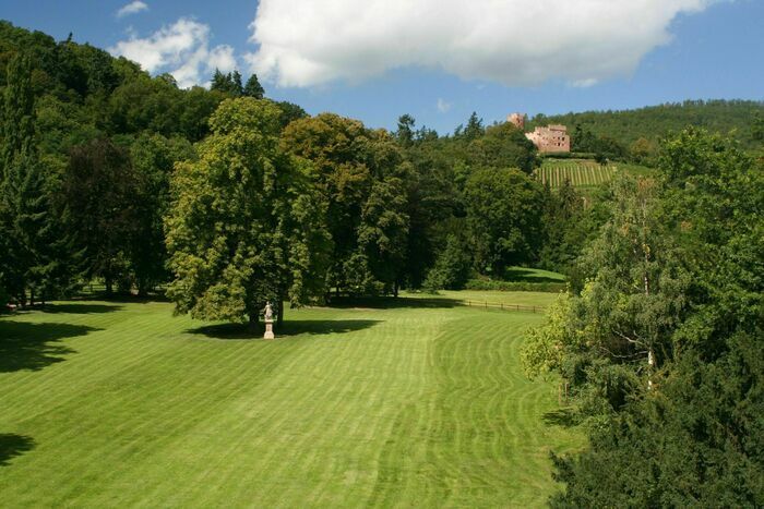 Kommen Sie, den Garten Tabelle(Bild) des Herrensitzes von Kintzheim zu öffnen(entdecken)