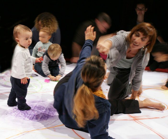 Spectacle jeune public en famille dès 6 mois de théâtre et arts plastiques par le collectif NoMORPa.