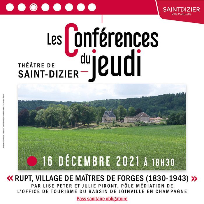 Conférence donnée Lise Peter et Julie Piront, du pôle de médiation de l’office de tourisme du bassin de Joinville en Champagne, dans le cadre des Conférences du Jeudi.