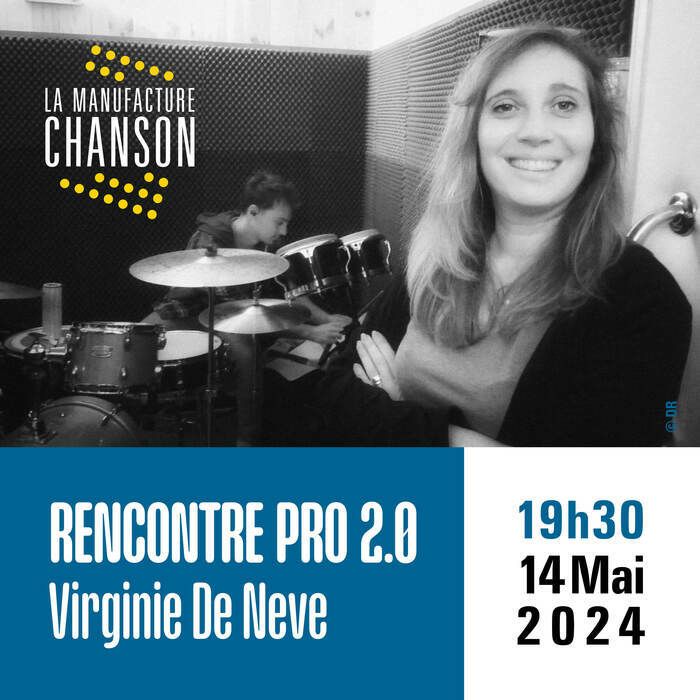 Dans le cadre de ses activités de formation, la Manufacture Chanson organise, en collaboration avec le CNM, des rencontres avec des professionnel·le·s du secteur de la chanson.