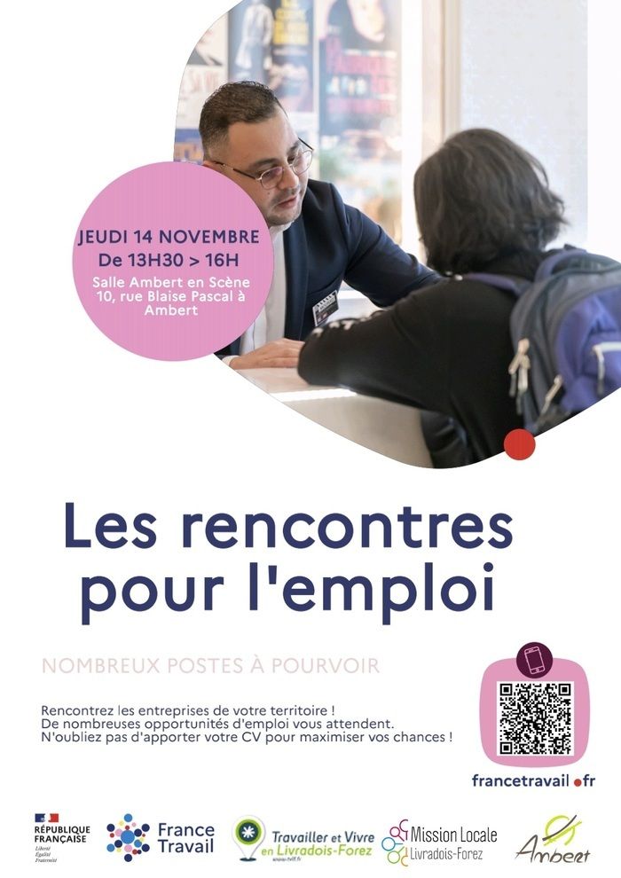 Forum de l'emploi tous secteurs d’activités avec une sur-représentation du secteur industriel (agro-alimentaire, métallurgie, de la Tresse...)