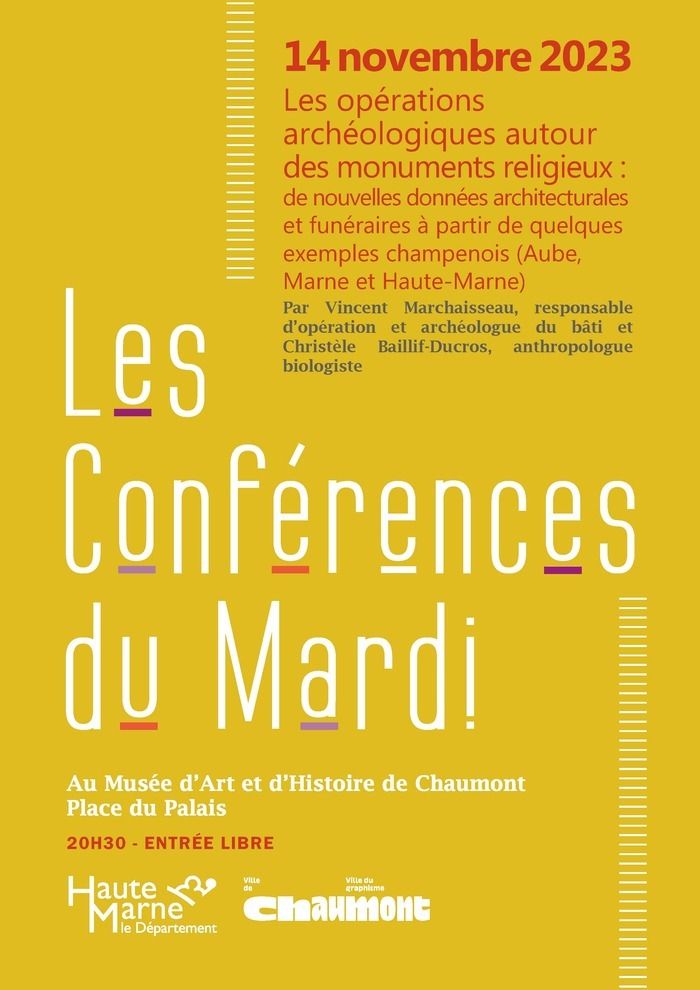 Dans le cadre des 'Conférences du Mardi", Vincent Marchaisseau et Christèle Baillif-Ducros