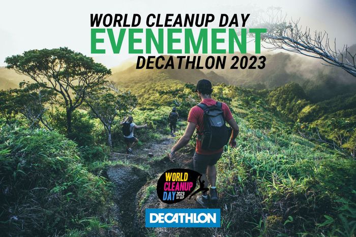 Decathlon soutient l'association #WCD2023 lors de la journée mondiale du ramassage des déchets