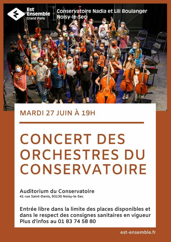 Les élèves des orchestres vous invitent au dernier concert de la saison !