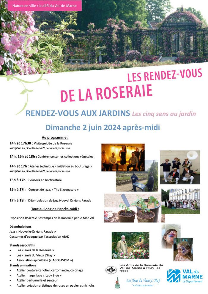 Ausstellung zum Thema des Rosengartens und seines Schöpfers Jules GRAVEREAUX (Fotos, Postkarten und Philatelie, Bücher ...)