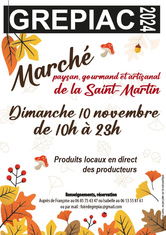 Grépiac vous invite à sa foire d'automne