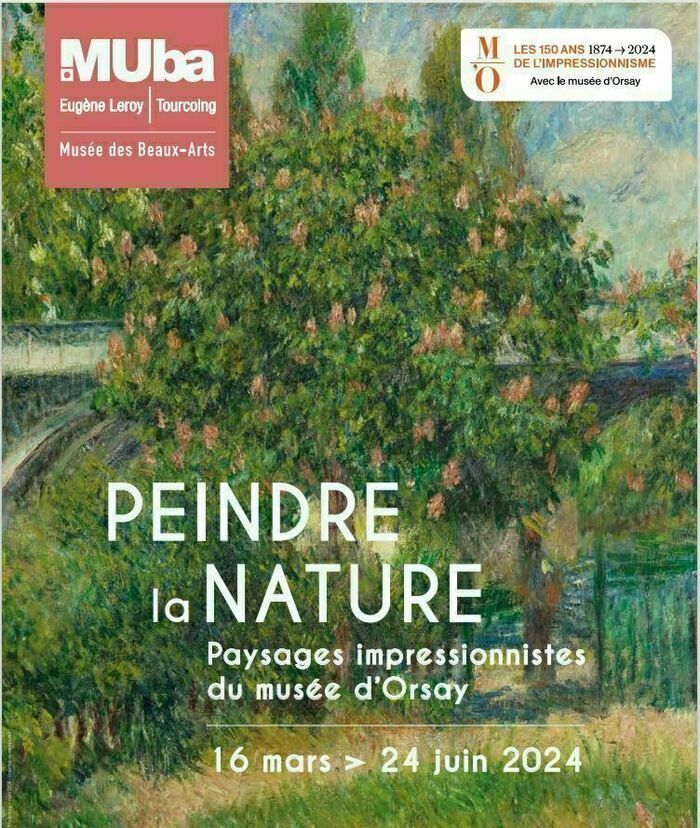 Atelier d’expérimentation plastique proposé par le MUba, à la suite de la présentation de l’exposition "Peindre la nature. Paysages impressionnistes du musées d’Orsay."