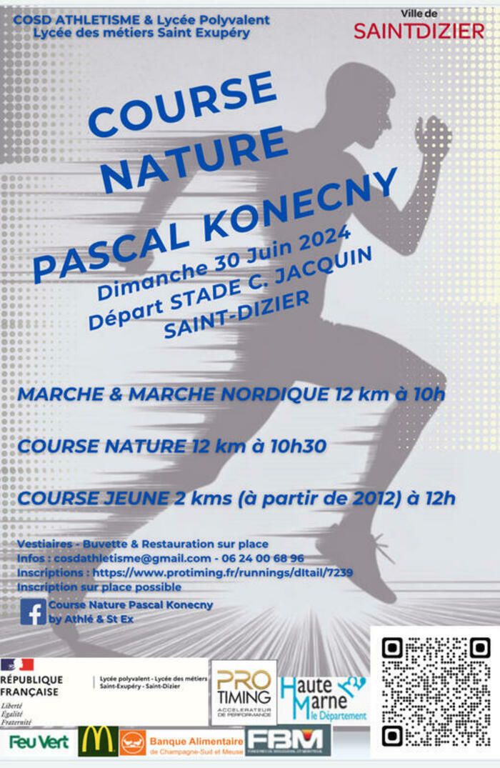 Le COSD ATHLETISME de Saint Dizier, organise le 30 juin 2024 sa course nature.   C’est une course Hors Stade de 11.2 km dont le départ sera donné à proximité du Stade Charles Jacquin – Rue And...