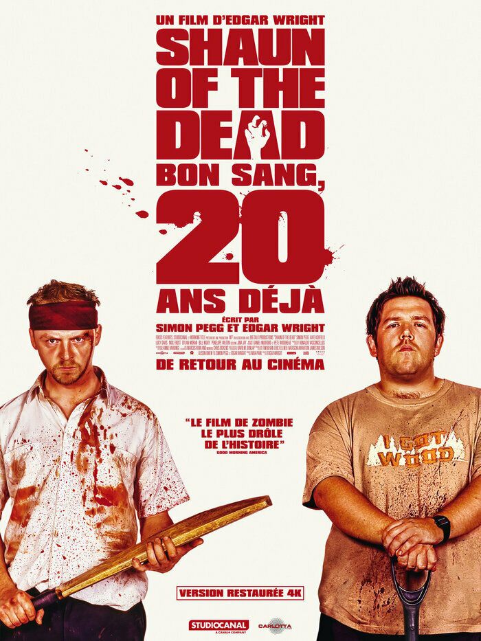 Comédie d'épouvante de Edgar Wright avec Simon Pegg - G. Bretagne - 2005 - 1H39