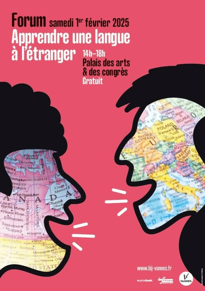 Infojeunes Vannes organise le forum « Apprendre une Langue à l’Etranger ». Celui-ci aura lieu le samedi 1er février 2025 de 14 heures à 18 heures au Palais des Arts et des Congrès de Vannes.