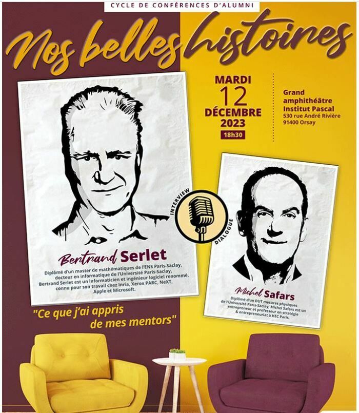 Lancement d’un nouveau cycle de conférences d’alumni « Nos belles histoires » : première conférence avec Bertrand Serlet