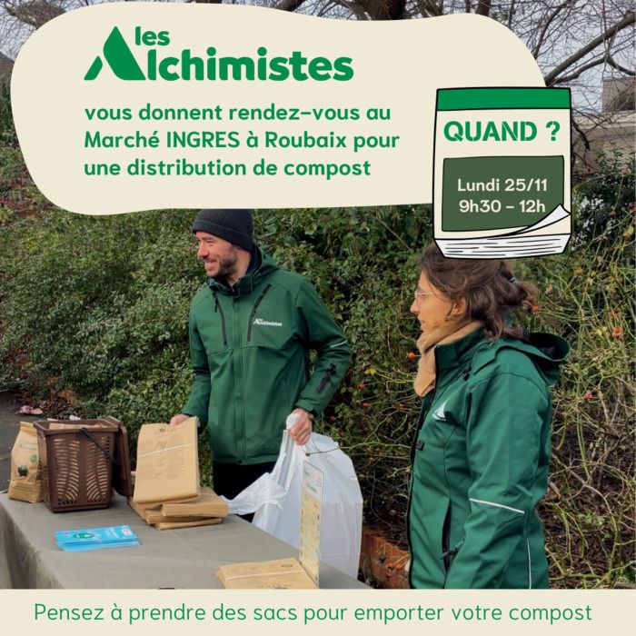 Distribution de compost