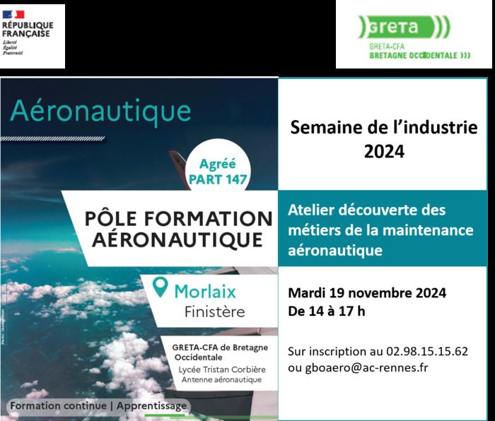 Découverte des métiers de la maintenance aéronautique