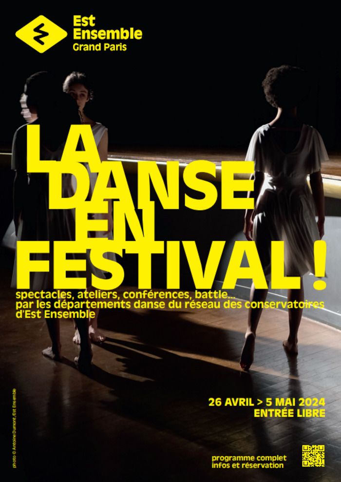 Scène partagée pour les classes de danse du réseau des conservatoires, à l'invitation de l'équipe de Bagnolet !