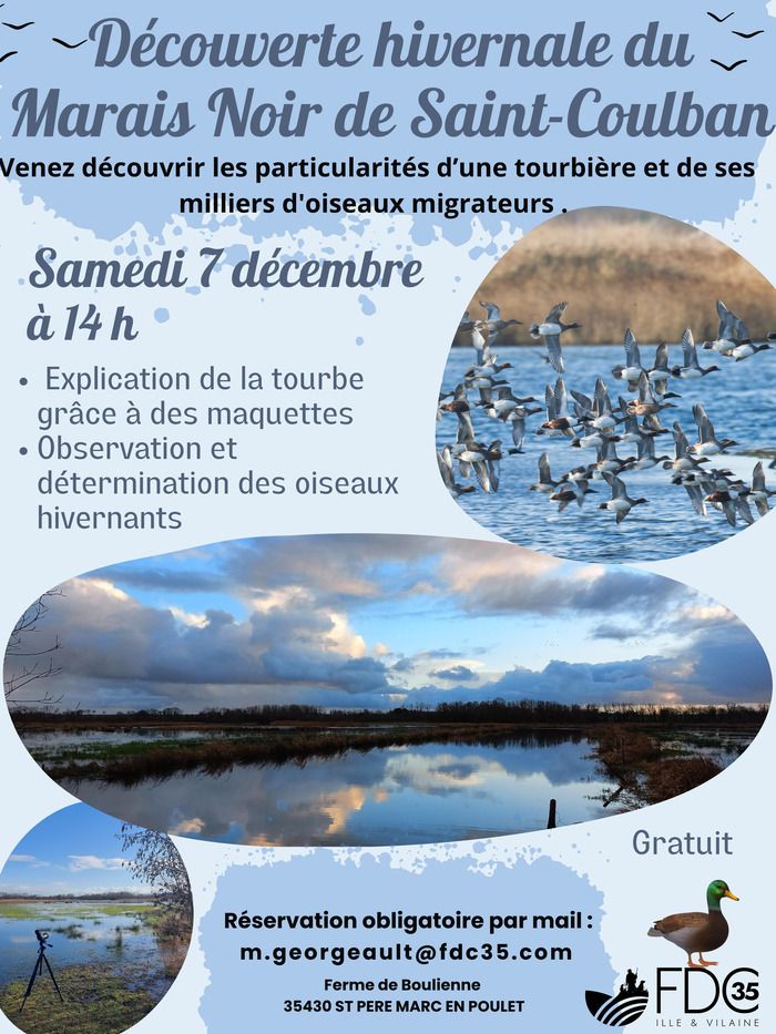 Venez découvrir les particularités d'une tourbière et de ses milliers d'oiseaux migrateurs