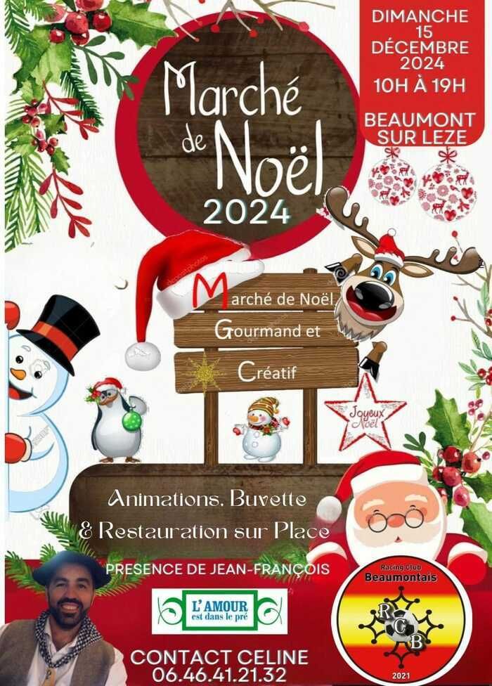 Marché de Noël toute la journée place C. Ader à Beaumont sur Lèze