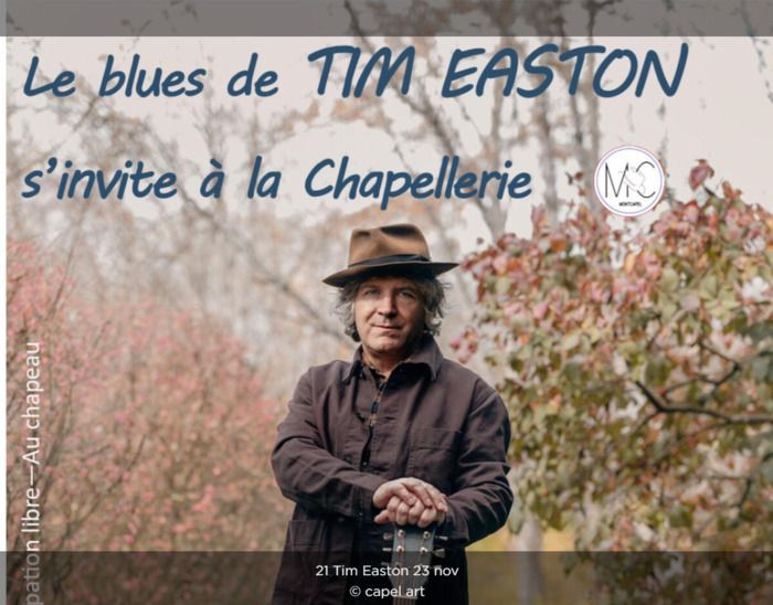 Le guitariste bluesman Américain Tim Easton nous fera le plaisir de venir chanter à la chapellerie.