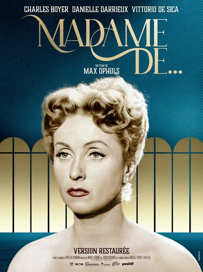 DRAME / ROMANDE DE MAX OPHÜLS AVEC DANIELLE DARRIEUX - FRANCE - 1953 - 1H40