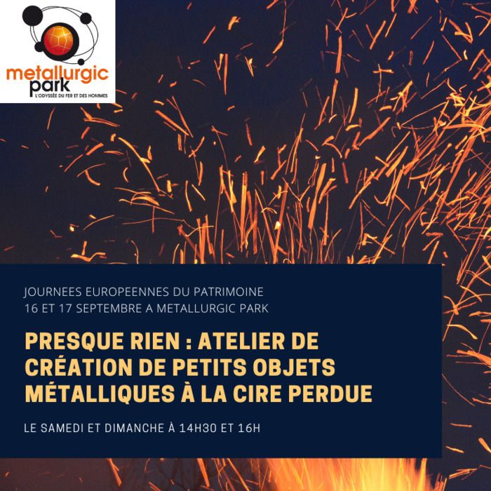 Participez à un atelier de création de petits objets métalliques à la cire perdue avec les artistes Virginie Descamps et Nicolas Mazzi.