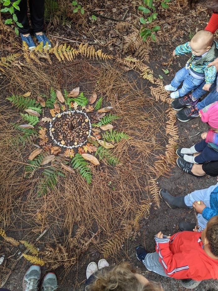 Ateliers de découverte de la forêt via une approche sensible, ludique, sensorielle et artistique pour petits et grands.