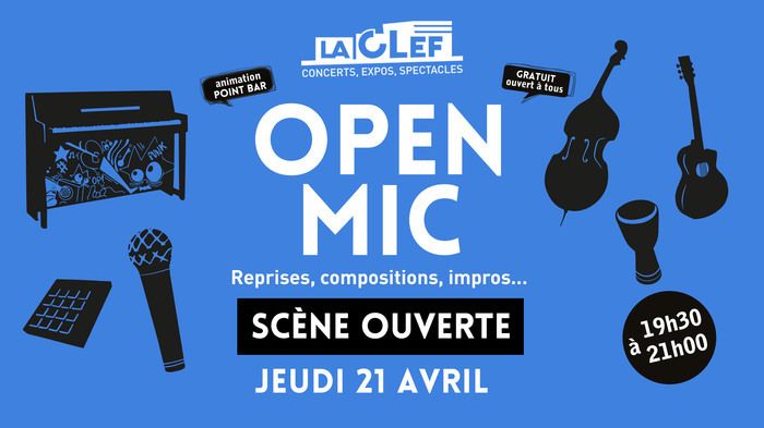 Compositions, reprises, improvisations… Alors… À qui le tour ? N’attendez plus une seconde et venez exprimer votre talent !