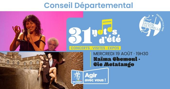 Artistes invités : NAÏMA CHEMOUL, CIE METATANGO  // Visites touristiques : VILLAGE GAULOIS, DOMAINE DE RIBONNET