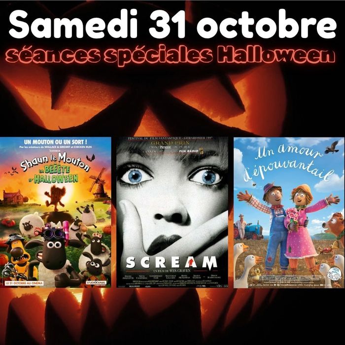Le samedi 31 octobre profitez des séances spéciales HALLOWEEN pour petits et grands