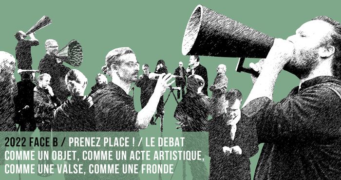 Ceci est une invitation qui s’adresse au public, aux citoyens. Prenez place, installez vous, saisissez vous de la parole, du récit. Appropriez vous le débat comme un objet, comme un acte artistique...