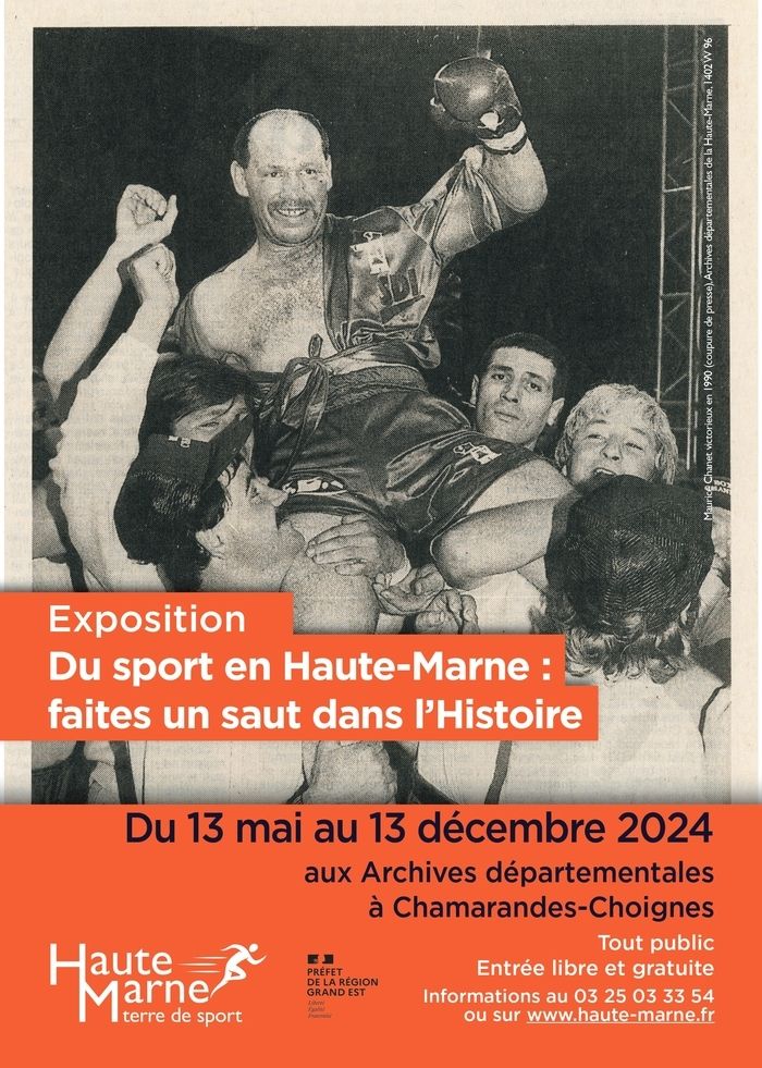 Une exposition qui retrace l'histoire des pratiques sportives, du temps des gladiateurs aux champions actuels