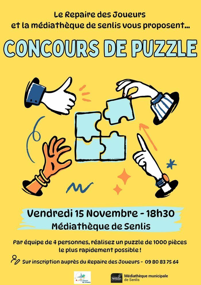 Relèverez-vous le défi ? 10 puzzles identiques, 10 équipes de 4, une seule gagnera. Constituez votre équipe !