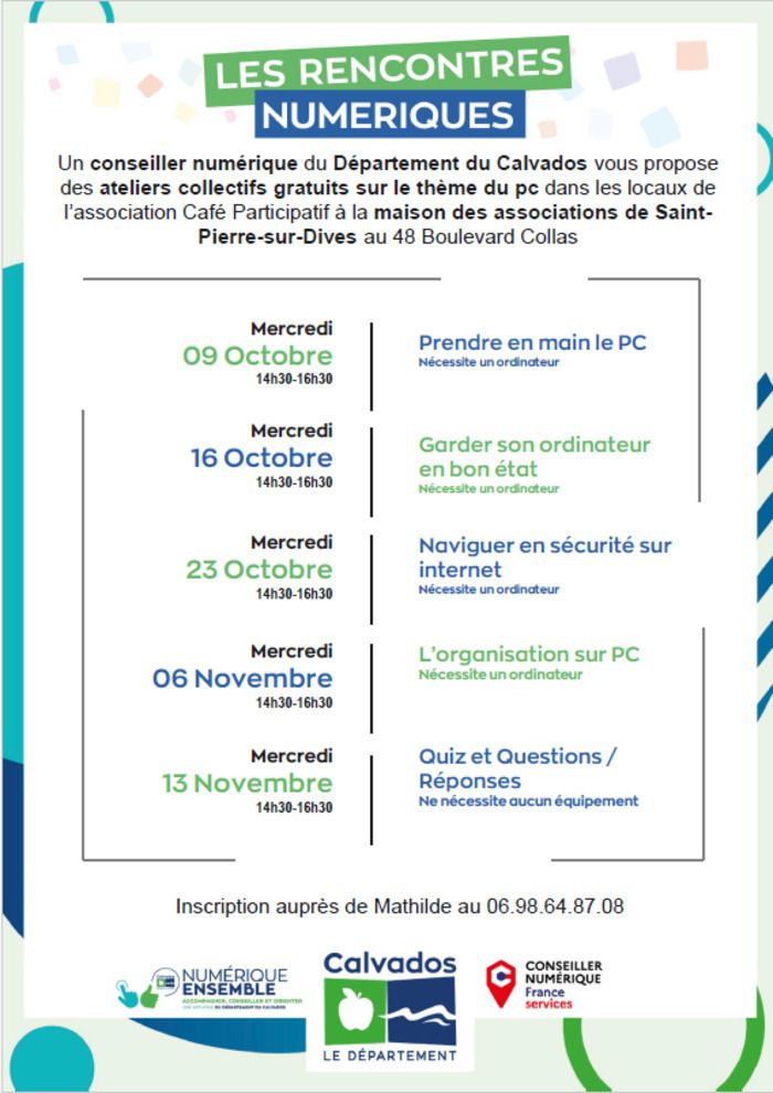 5 ateliers collectifs pour maitriser les bases du pc