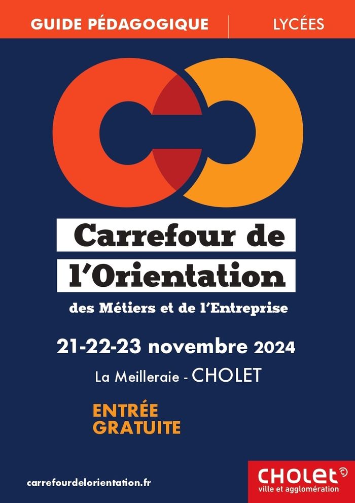 Organisé tous les deux ans, le Carrefour de l’orientation sera de retour à Cholet du 21 au 23 novembre 2024.