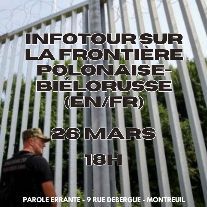 Infotour sur la situation à la frontière polonaise-biélorusse.