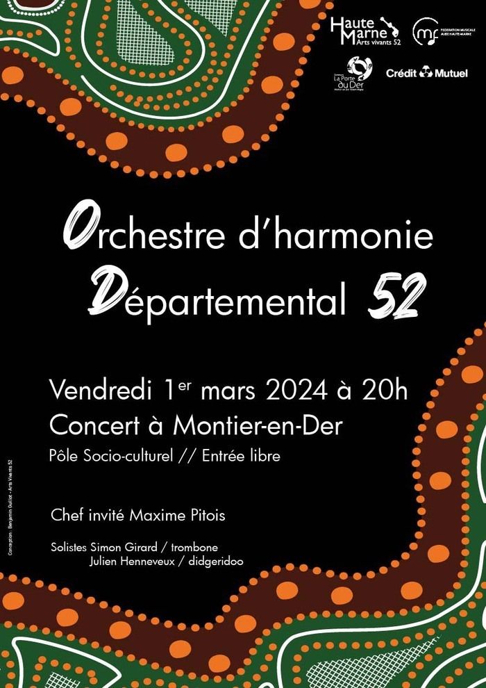 Cette année, l'Orchestre d'harmonie Départemental propose un concert à Montier-en-Der sur le thème des rencontres et des découvertes. Au programme : musique du monde, écriture contemporaine et swing !