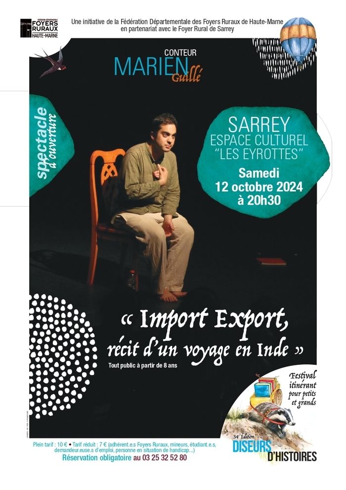 Spectacle d'ouverture - " Import Export"  avec Marien Guillé et Fabien Zarka