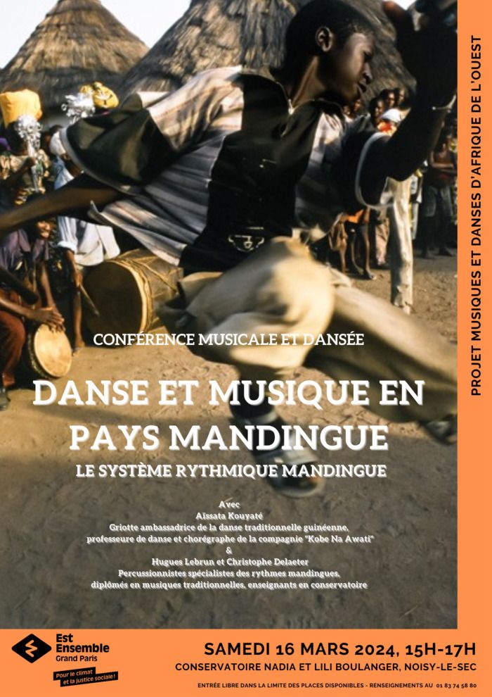 Conférence musicale et dansée, dans le cadre du projet "Musiques et danses d'Afrique de l'Ouest"