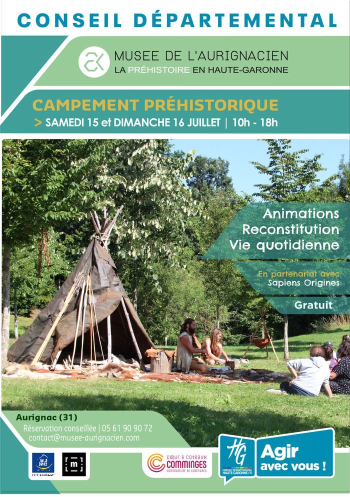 Le musée de l’Aurignacien vous propose de découvrir le mode de vie des hommes préhistoriques à travers la reconstitution d’un campement du Paléolithique.