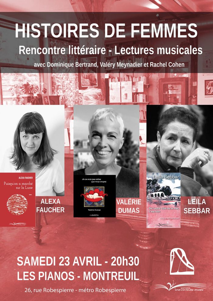 Rencontre littéraire avec 3 autrices et Lectures musicales