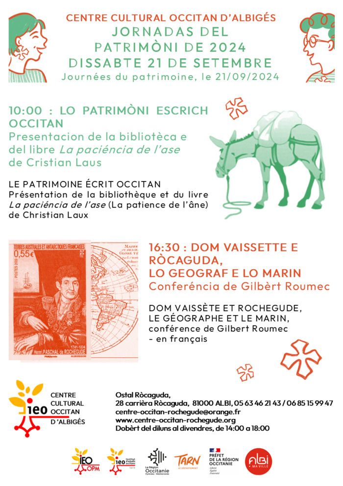 Conférence en français de Gilbert Roumec du Centre Culturel Occitan de l’Albigeois