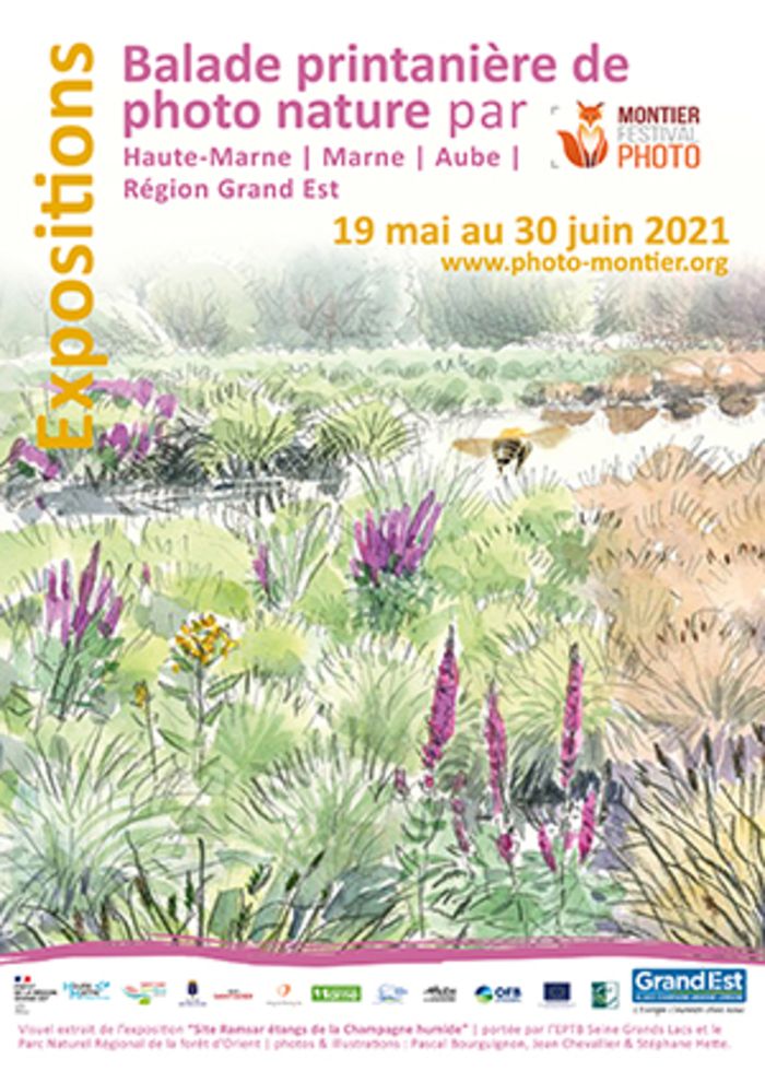 En avant-première du Festival Photo Montier, la « Balade printanière de Photo Nature » met à l’honneur la BIODIVERSITE !  20 expositions à découvrir dans 3 départements (Aube - Haute-Marne - Marne).