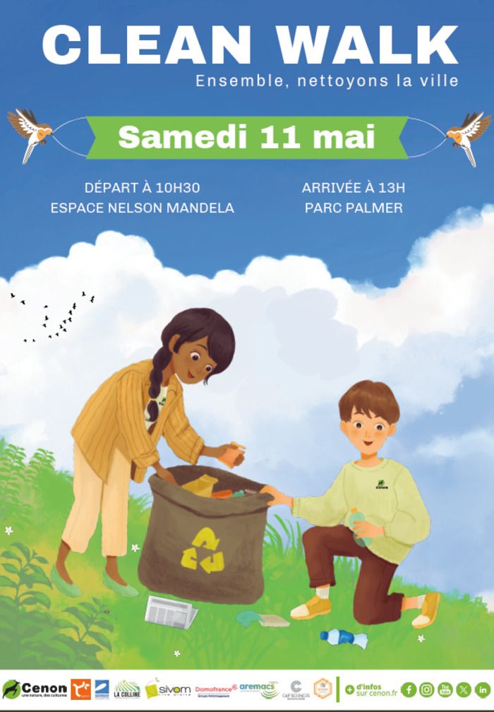 Marche citoyenne et ludique de ramassage des déchets, la clean walk a pour objectif de sensibiliser le public à l'environnement et à la propreté en ville.